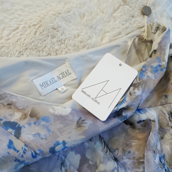 Mikael Aghal x Revolve Fairycore Ruffled One Shoulder Floral Maxi Dress - Picture 5 of 11